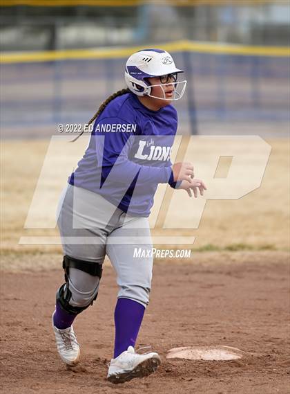 Thumbnail 1 in Bishop Union vs. Yerington (Yerington Tournament) photogallery.