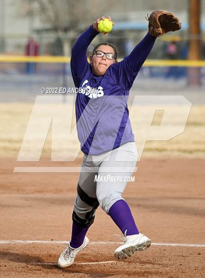 Thumbnail 3 in Bishop Union vs. Yerington (Yerington Tournament) photogallery.