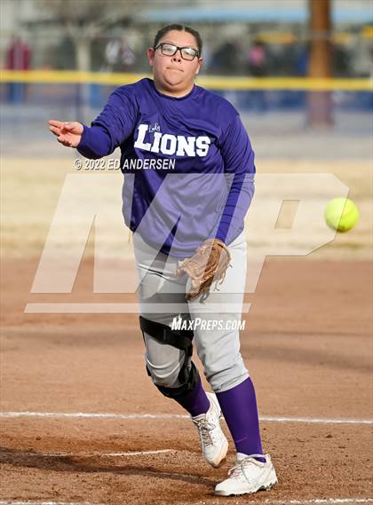 Thumbnail 1 in Bishop Union vs. Yerington (Yerington Tournament) photogallery.
