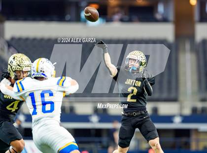 Thumbnail 3 in Oakwood @ Jayton (UIL 1A Division II Football Final) photogallery.