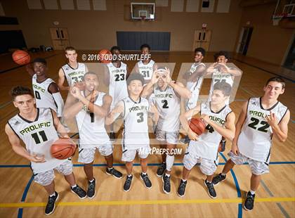 Thumbnail 2 in Prolific Prep Academy (Preseason Photo Shoot) photogallery.