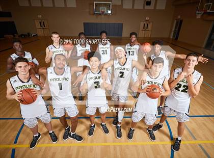 Thumbnail 1 in Prolific Prep Academy (Preseason Photo Shoot) photogallery.