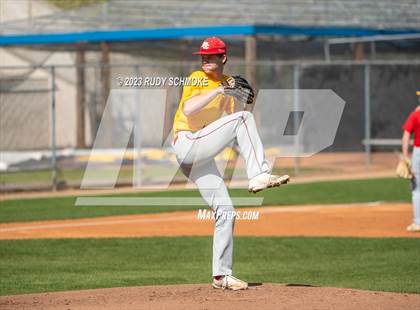 Thumbnail 2 in Rancho Bernardo vs Mt Carmel (Scrimmage) photogallery.