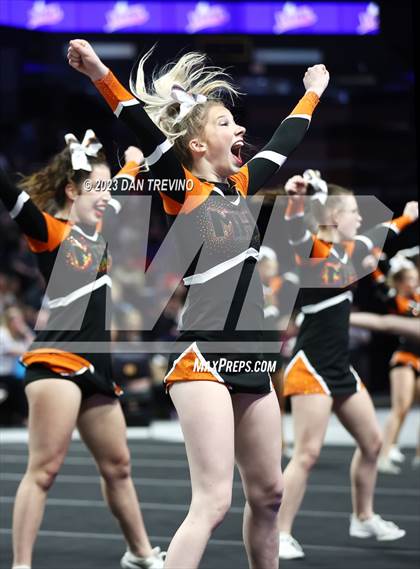 Thumbnail 1 in VHSL State Cheer Competition (Class 4) photogallery.