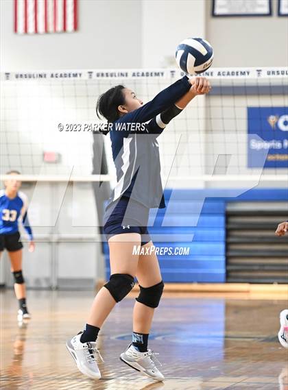 Thumbnail 1 in St. Charles Catholic @ Ursuline Academy (JV) photogallery.