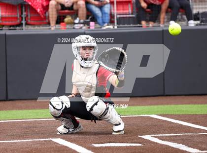 Thumbnail 1 in South Grand Prairie vs. Plano West (UIL 6A Softball Area) photogallery.