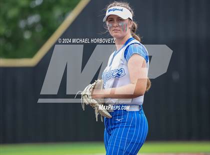 Thumbnail 1 in South Grand Prairie vs. Plano West (UIL 6A Softball Area) photogallery.