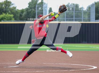Thumbnail 2 in South Grand Prairie vs. Plano West (UIL 6A Softball Area) photogallery.