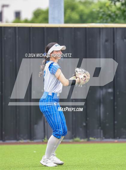Thumbnail 3 in South Grand Prairie vs. Plano West (UIL 6A Softball Area) photogallery.