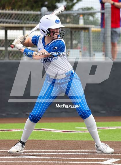 Thumbnail 1 in South Grand Prairie vs. Plano West (UIL 6A Softball Area) photogallery.
