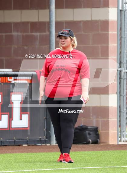 Thumbnail 1 in South Grand Prairie vs. Plano West (UIL 6A Softball Area) photogallery.