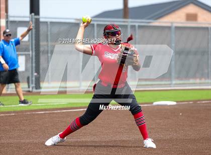 Thumbnail 3 in South Grand Prairie vs. Plano West (UIL 6A Softball Area) photogallery.