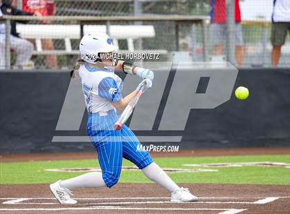 Thumbnail 2 in South Grand Prairie vs. Plano West (UIL 6A Softball Area) photogallery.