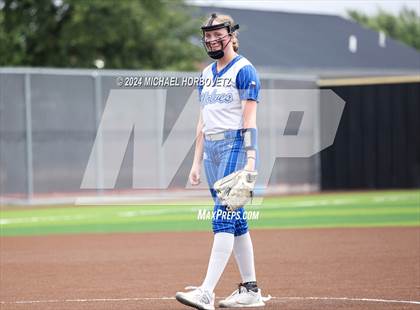 Thumbnail 1 in South Grand Prairie vs. Plano West (UIL 6A Softball Area) photogallery.