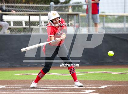Thumbnail 2 in South Grand Prairie vs. Plano West (UIL 6A Softball Area) photogallery.
