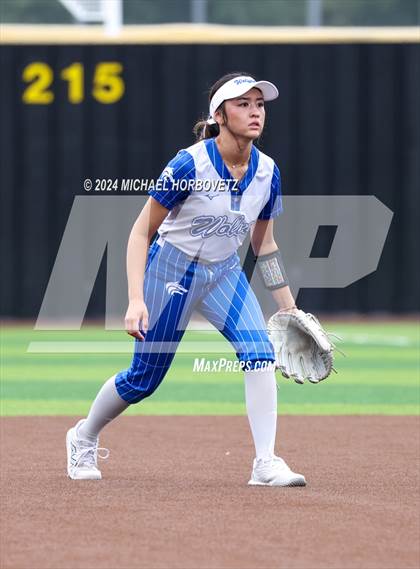 Thumbnail 1 in South Grand Prairie vs. Plano West (UIL 6A Softball Area) photogallery.