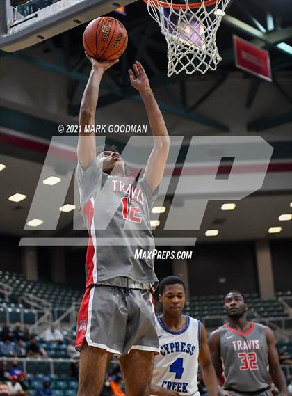 Thumbnail 1 in Cypress Creek vs Fort Bend Travis (UIL-6A Area Playoff) photogallery.