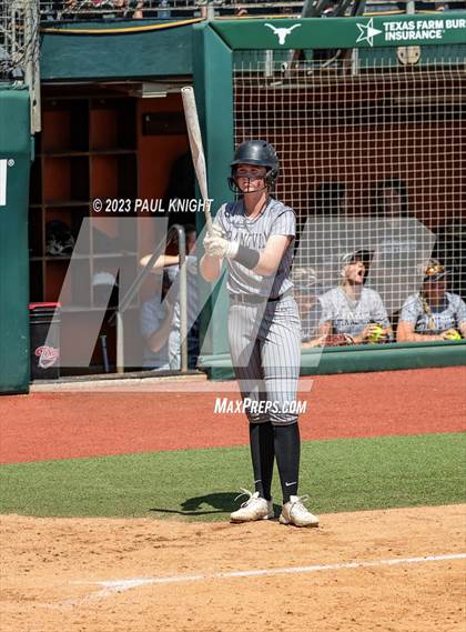 Thumbnail 3 in Grandview vs. Santa Gertrudis Academy (UIL 3A Softball Semifinal) photogallery.