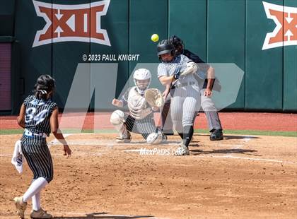 Thumbnail 1 in Grandview vs. Santa Gertrudis Academy (UIL 3A Softball Semifinal) photogallery.