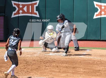 Thumbnail 2 in Grandview vs. Santa Gertrudis Academy (UIL 3A Softball Semifinal) photogallery.