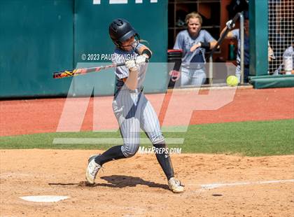 Thumbnail 2 in Grandview vs. Santa Gertrudis Academy (UIL 3A Softball Semifinal) photogallery.