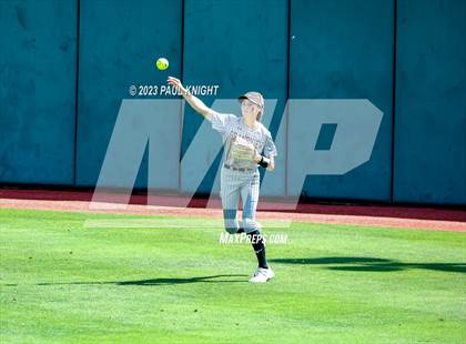 Thumbnail 3 in Grandview vs. Santa Gertrudis Academy (UIL 3A Softball Semifinal) photogallery.