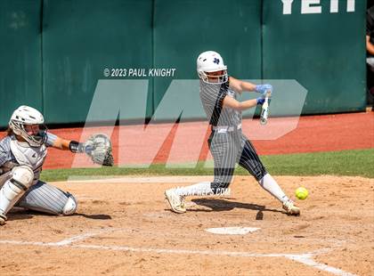 Thumbnail 1 in Grandview vs. Santa Gertrudis Academy (UIL 3A Softball Semifinal) photogallery.