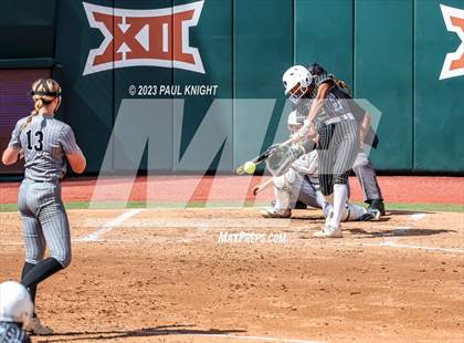 Thumbnail 2 in Grandview vs. Santa Gertrudis Academy (UIL 3A Softball Semifinal) photogallery.