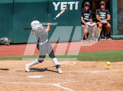 Thumbnail 2 in Grandview vs. Santa Gertrudis Academy (UIL 3A Softball Semifinal) photogallery.