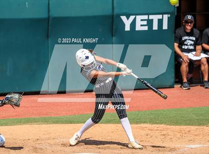 Thumbnail 1 in Grandview vs. Santa Gertrudis Academy (UIL 3A Softball Semifinal) photogallery.