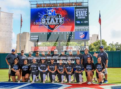 Thumbnail 3 in Grandview vs. Santa Gertrudis Academy (UIL 3A Softball Semifinal) photogallery.