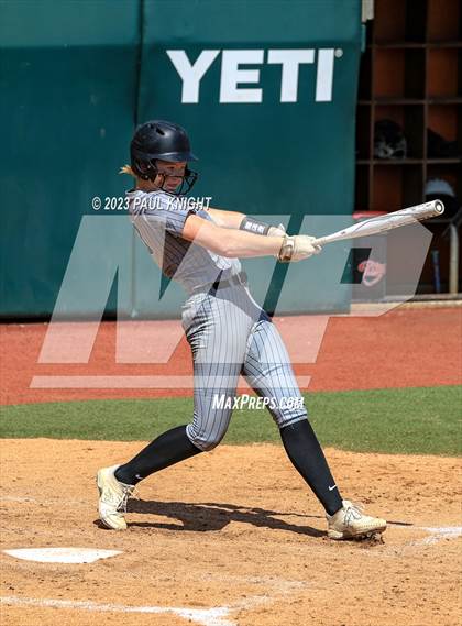Thumbnail 3 in Grandview vs. Santa Gertrudis Academy (UIL 3A Softball Semifinal) photogallery.