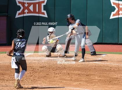 Thumbnail 1 in Grandview vs. Santa Gertrudis Academy (UIL 3A Softball Semifinal) photogallery.
