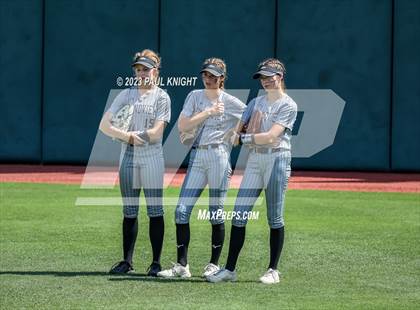 Thumbnail 2 in Grandview vs. Santa Gertrudis Academy (UIL 3A Softball Semifinal) photogallery.