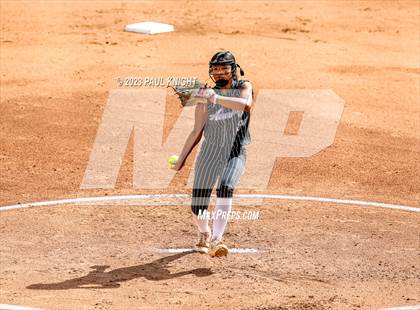 Thumbnail 3 in Grandview vs. Santa Gertrudis Academy (UIL 3A Softball Semifinal) photogallery.