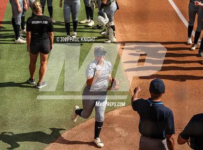Thumbnail 2 in Grandview vs. Santa Gertrudis Academy (UIL 3A Softball Semifinal) photogallery.