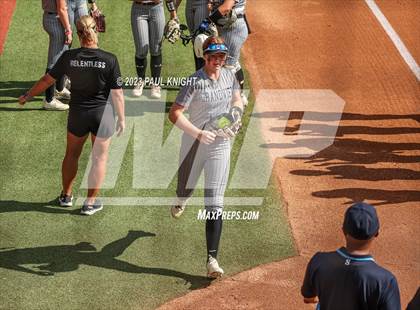 Thumbnail 2 in Grandview vs. Santa Gertrudis Academy (UIL 3A Softball Semifinal) photogallery.