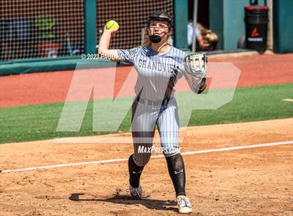 Thumbnail 2 in Grandview vs. Santa Gertrudis Academy (UIL 3A Softball Semifinal) photogallery.