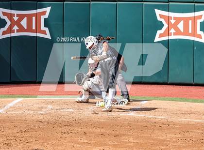 Thumbnail 3 in Grandview vs. Santa Gertrudis Academy (UIL 3A Softball Semifinal) photogallery.