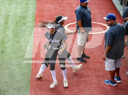 Thumbnail 3 in Grandview vs. Santa Gertrudis Academy (UIL 3A Softball Semifinal) photogallery.