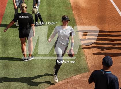 Thumbnail 2 in Grandview vs. Santa Gertrudis Academy (UIL 3A Softball Semifinal) photogallery.