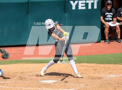 Thumbnail 2 in Grandview vs. Santa Gertrudis Academy (UIL 3A Softball Semifinal) photogallery.