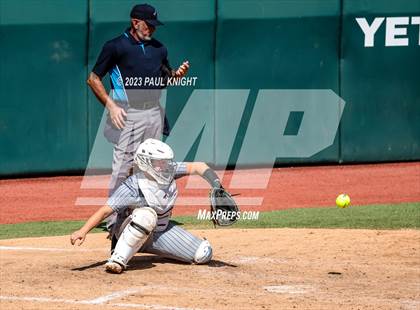 Thumbnail 2 in Grandview vs. Santa Gertrudis Academy (UIL 3A Softball Semifinal) photogallery.