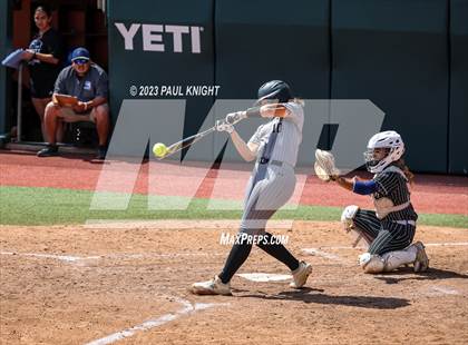 Thumbnail 3 in Grandview vs. Santa Gertrudis Academy (UIL 3A Softball Semifinal) photogallery.