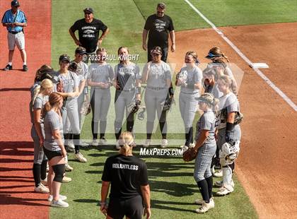 Thumbnail 2 in Grandview vs. Santa Gertrudis Academy (UIL 3A Softball Semifinal) photogallery.