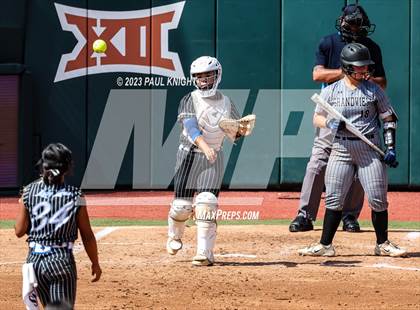 Thumbnail 1 in Grandview vs. Santa Gertrudis Academy (UIL 3A Softball Semifinal) photogallery.