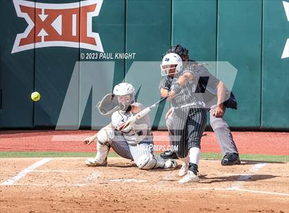 Thumbnail 1 in Grandview vs. Santa Gertrudis Academy (UIL 3A Softball Semifinal) photogallery.