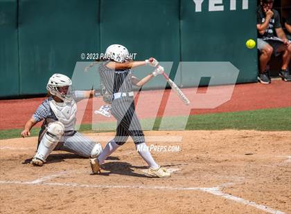 Thumbnail 1 in Grandview vs. Santa Gertrudis Academy (UIL 3A Softball Semifinal) photogallery.