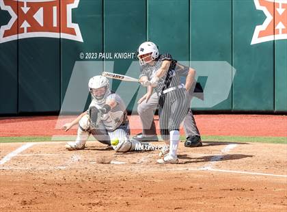 Thumbnail 3 in Grandview vs. Santa Gertrudis Academy (UIL 3A Softball Semifinal) photogallery.