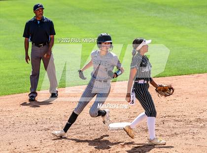 Thumbnail 2 in Grandview vs. Santa Gertrudis Academy (UIL 3A Softball Semifinal) photogallery.